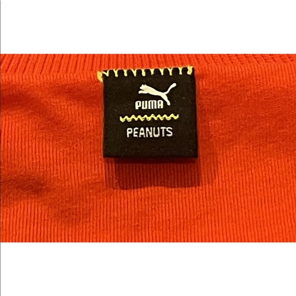 NWT Mens Puma x Peanuts Snoopy Basketball Long Sleeve Red T-shirt Sz Medium - Picture 9 of 10